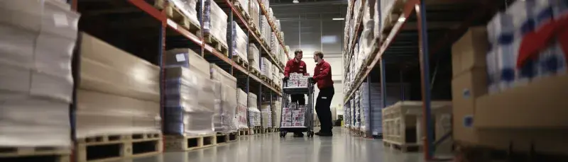 Lagerabläufe in einem Unternehmen 